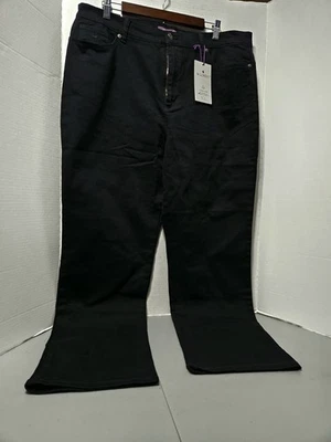 Gloria Vanderbilt Amanda Size 18 Black Jeans - Image 1 of 4