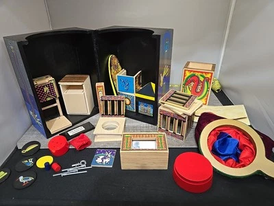 Melissa & Doug Deluxe Solid Wood Magic Set 10 Classic Tricks Complete - Image 1 of 4