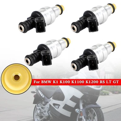 🚀4PCS 0280150941 Fuel Injector 0280150705 For BMW K1 K100 K1100 K1200 RS LT GT# Foto 1 de 4