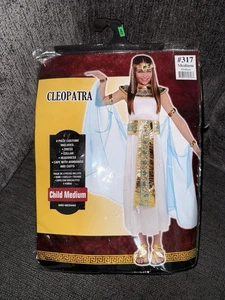 - Cleopatra Costume Child Medium 8-10 Halloween 4 Piece - Picture 1 of 6