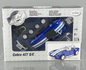 Testors 2002 No.630006 Diecast 1/32 Scale Blue Cobra 427 S/C Model Kit NEW! - Picture 1 of 8