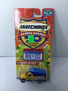 Matchbox Across America Minnesota Ford Truck w/Raft - Picture 1 of 3