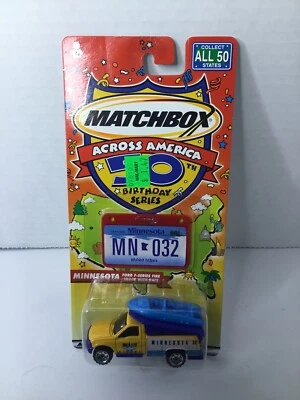 Matchbox Across America Minnesota Ford Truck w/Raft - Image 1 of 3