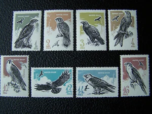 JUEGO COMPLETO SELLOS AVES RUSAS AÑO 1965, SCOTT # 3124-3131. MNH, OG. - Imagen 1 de 1