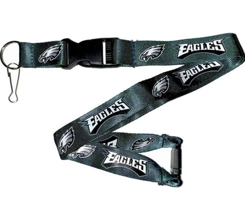 Philadelphia Eagles Green NFL Lanyard Keychain NFL Officially Licensed Cover