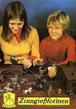 Prinz August Prospekt 1976 Zinngießformen brochure pewter molds moules en étain