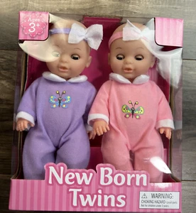 Muñecas gemelas recién nacidas Kid Concepts ~ totalmente nuevas - Imagen 1 de 4