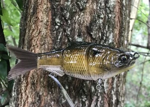 SPEEDBAITS Custom Airbrushed BULL SHAD Swimbait - Picture 1 of 12
