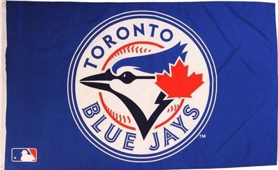 Licensed TORONTO BLUE JAYS MLB BASEBALL LARGE 3'X5' FLAG BANNER - Image 1 of 2