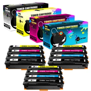 12 Tonerkartusche Ersatz für HP CF400A-3A 201A Color LaserJet M252n M252dw - Bild 1 von 1