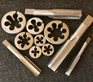 11/16" 16 18 24 UNS HSS Inter Taps Dies LH Threading Tap Left Hand Tie Rod End - Picture 1 of 5