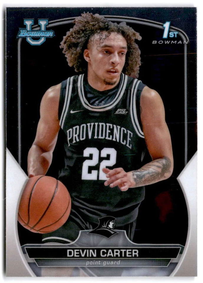 2022-23 Bowman University Chrome Basketball #6 Devin Carter  Bowman  V97305 - Image 1 of 3