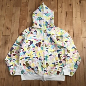 Vintage BAPE Multi Camo Full Zip Hoodie A Bathing Ape NIGO Gr. S - Bild 1 von 6