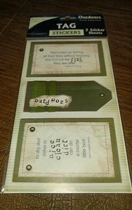 Remember When Tag Stickers Outdoors Acid & Lignin Free 2 Sticker Sheets - Picture 1 of 2