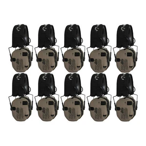 Walkers Razor Slim Ultra Low Profile Compact Design Earmuffs US Flag10 Pack - Picture 1 of 5