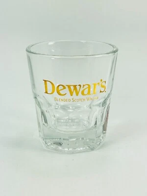 Dewar's Blended Scotch Whiskey Tumbler Glass Barware Doubleshot 4oz ACL Graphics - Image 1 of 4