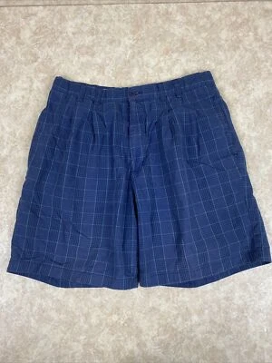 Vintage GEOFFREY BEENE Plaid Shorts Size 33 Pockets 1990'S Spring - Image 1 of 4