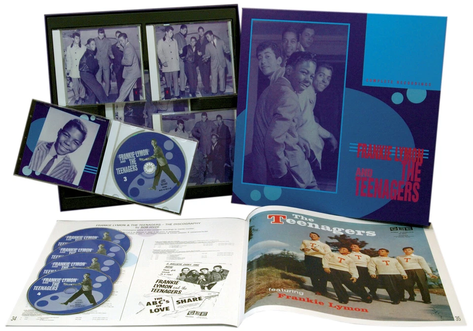 Frankie Lymon & The Teenagers - Complete Recordings (5-CD Deluxe Box Set) - V... - Image 1 of 4