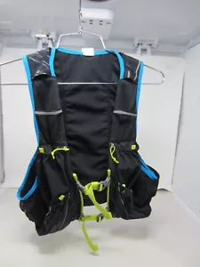 Pinnacle 4L Hydro Running Vest No Bottles No Clips Men's Med Black/Finish Lime - Picture 1 of 12