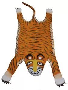 ALFOMBRA PARA NIÑOS HABITACIÓN PISO Animal PIEL Tigre ALFOMBRA LANA ALFOMBRA NIÑOS ALFOMBRAS - Imagen 1 de 4