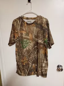 NWT Realtree Edge Camo Hunting Short Sleeve Shirt Adult Sz L Large - Picture 1 of 8