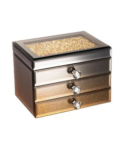 Jewelry Organizers and Storage, 3-Layer Jewelry Box, Jewelry Organizer Storag... - Picture 1 of 6