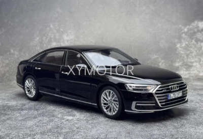 Norev 1:18 Audi A8L 2017 Diecast Model Cars Black Toys Gifts Display Collection - Image 1 of 4