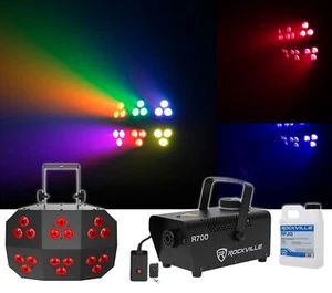 Chauvet DJ Wash FX 2 DMX RGB+UV Eye Candy Effect Dance Floor Wash Light+Fogger - Picture 1 of 10