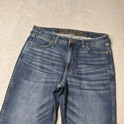 Pantalones de mezclilla Wrangler Bootcut para hombre 31x34 azul desteñido vaquero Western Rodeo adulto Foto 1 de 4