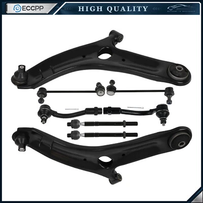 Front Control Arm and Ball Joint Tie Rod End Sway Bar End For 2010-2013 Kia Soul Foto 1 de 4