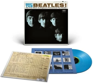 Meet The Beatles Limited Edition 60th Anniversary Opaque Blue Vinyl SHIPS TODAY! - Picture 1 of 7