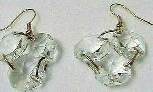 Orecchini donna pendenti cristalli Swarovski argento rodiato anallergico NUOVI - Foto 1 di 1