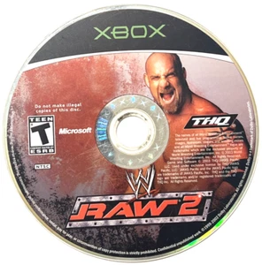 Microsoft Xbox WWE Raw 2 DISC Only Tested/Working - Picture 1 of 1