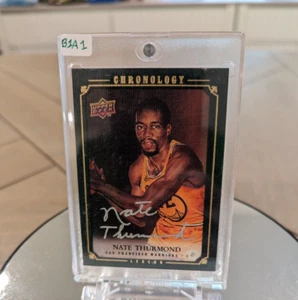 2007-08 Upper Deck Chronology Legend 1/10 Nate Thurmond #182 Auto HOF - Picture 1 of 3