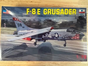 ESCI ERTL 1/72 Scale F-8E Crusader Aircraft Model Kit - NOS - SEALED - Picture 1 of 5