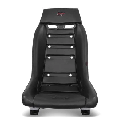 20" W X 32" H X 20" D NRG Black Vegan Leather Sparkled Back Bucket Racing Seat - Image 1 of 4