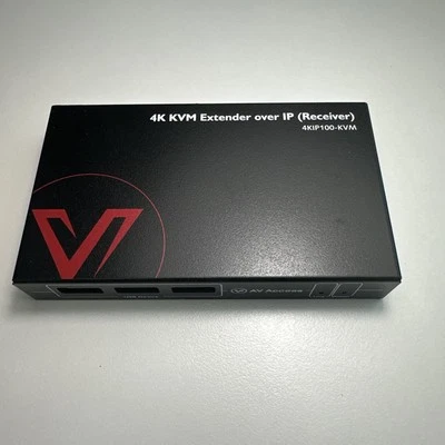 4K HDMI KVM Extender over IP, 120m/390ft USB Extender (nur Empfänger ohne Verpackung) - Bild 1 von 4