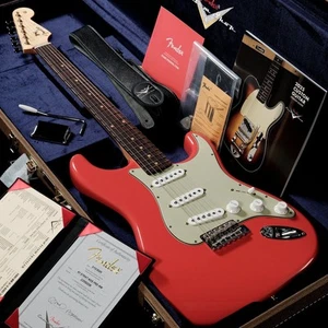 Fender Custom Shop Master Built 1961 Stratocaster NOS Fiesta Red de David Brown - Imagen 1 de 11