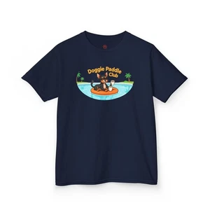 “Doggie Paddle Club” Kids Tee - Picture 1 of 18