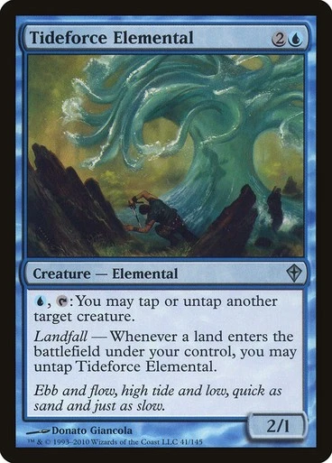 Tideforce Elemental - 41 U - Worldwake MTG - Image 1 of 1
