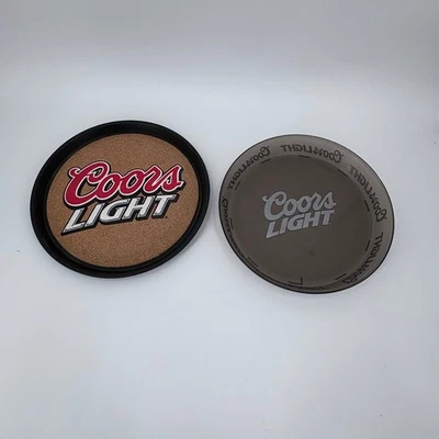 Juego de 2 bandejas ligeras vintage Coors Foto 1 de 4