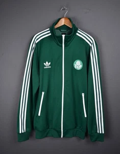 Palmeiras Brazil 2008 Adidas Originals Retro Football Full Zip Jacket XL - Picture 1 of 9
