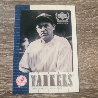 Lefty Gomez 2000 Upper Deck Yankees Legends #49 Baseball New York Yankees  - Image 1 of 2