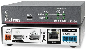 Extron DTP T HD2 4K 330 Long Distance DTP Transmitter for HDMI with Input Loop-O - Picture 1 of 1
