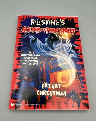 R.L. Stine Ghosts of Fear Street #15 Fright Christmas First print 1996 Halloween Foto 1 de 4