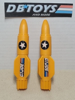 LOTE de piezas de misiles GI Joe Warthog de colección sin tapas ARAH 1988 - JUEGO DE 2 Foto 1 de 4