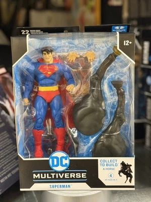 DC Multiverse 超人蝙蝠侠黑暗骑士归来马 BAF McFarlane 全新 — 第 1/4 张图片
