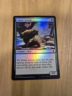Alpine Grizzly - #127/269 (NM) Khans of Tarkir Magic MTG - Foil - Image 1 of 2
