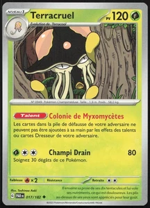 Carte Pokémon Terracruel 017/182   Faille Paradoxe Français - Imagen 1 de 2