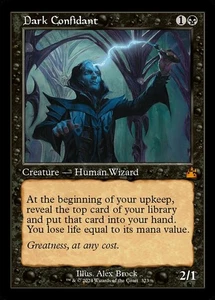 Dark Confidant - Foil - Retro Frame NM, English MTG Ravnica Remastered - Picture 1 of 1